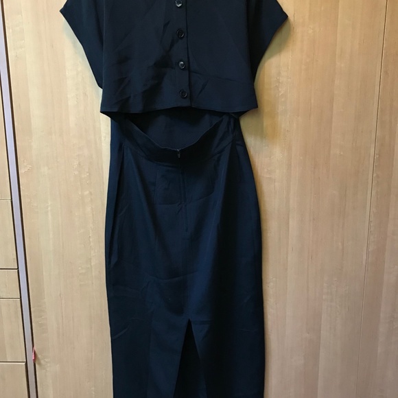 VINTAGE SILK DRESS - Picture 2 of 5